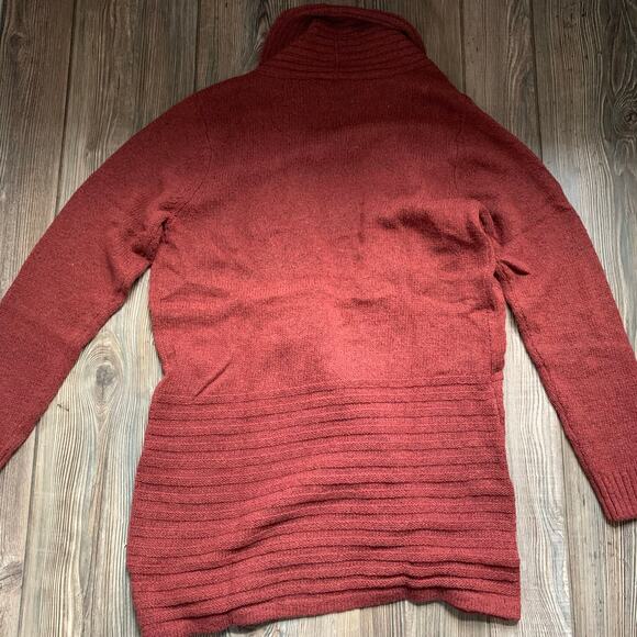 NWOT Fortune + Ivy Raiden Tab Metallic Button Detail Open Front Cardigan Medium - Picture 4 of 8